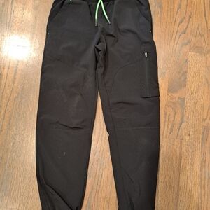 Boy's Black Jogger Pants